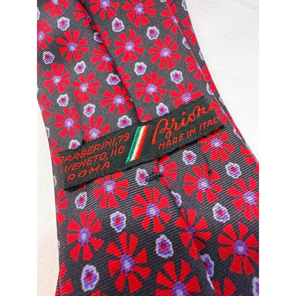 Vintage Brioni Roma Silk Tie 2.75